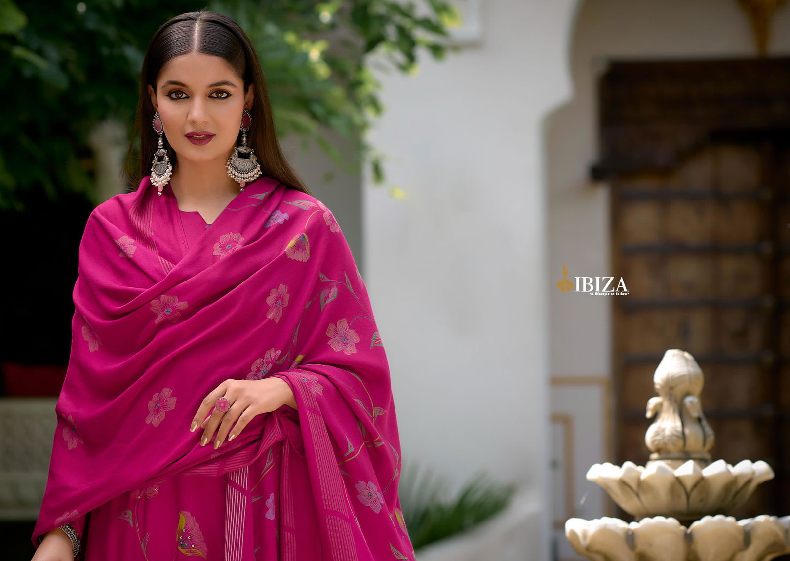 Clara By Ibiza Viscose Pashmina Digital Printed Dress Material Wholesale Shop In Surat